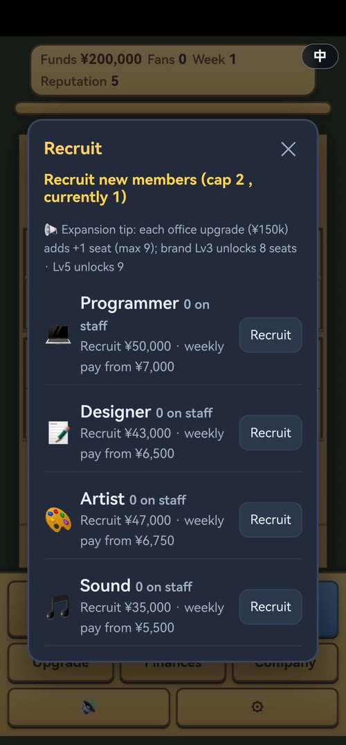 Park Tycoon — Startup Path gameplay screenshot